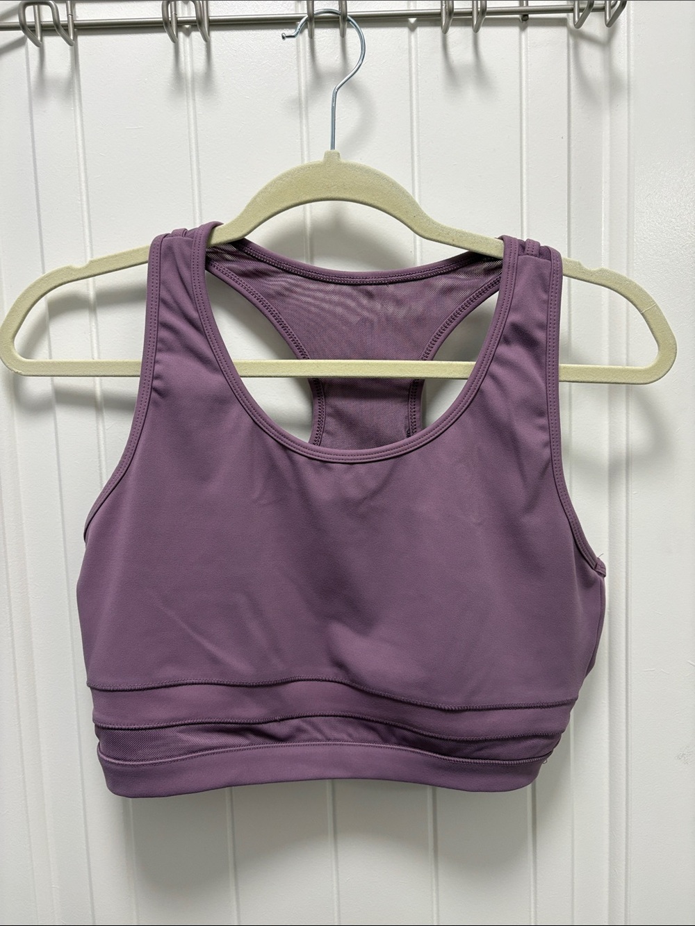 RBX Purple Racerback Sports Bra